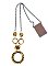 Long fashion link necklace,