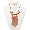 Stylish Layered Fringe Fashion Necklace and Earring Set SLNEG1402