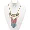 Stylish Layered Fringe Fashion Necklace and Earring Set SLNEG1402