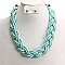 Stylish Braided Fashion Necklace and Earring Set SLNEG1554