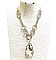 ELEGANT METAL NECKLACE SET