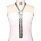 Stylish 4 Mesh Drop Necklace and Earrings Set