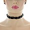 TRENDY RHINESTONE CHOKER SET SLNEQ46
