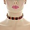 TRENDY RHINESTONE CHOKER SET SLNEQ46