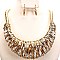WIRE BEAD HAND MADE NECKLACE SET