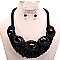 WIRED ARTSY GEM BIB NECKLACE SET