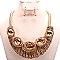 WIRED ARTSY GEM BIB NECKLACE SET