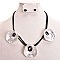 GEO FASHION METAL NECKLACE SET