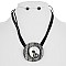ARTSY CIRCLE LAYERED NECKLACE SET