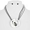 ARTSY CIRCLE LAYERED NECKLACE SET