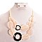 ACRYLIC FASHION METAL NECKLACE SET