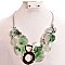 ACRYLIC FASHION METAL NECKLACE SET