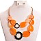 ACRYLIC FASHION METAL NECKLACE SET