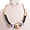 MIXED METAL NECKLACE SET