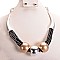 MIXED METAL NECKLACE SET