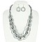 FASHION BOHO STYLE SEED BEAD NECKLACE EARRINGS SET