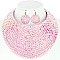 LARGE RHINESTONE BIB CHOKER STATEMENT NECKLACE SET