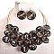 HANDMADE 3 FLOWER NECKLACE SET