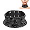 RHINESTONED FASHION CHOKER NECKLACE