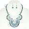 STYLISH BEAD NECKLACE AND EARRINGS SET