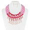 STYLISH WEAVED W/ BEADS NECKLACE SET SLNEY8200