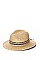 CROCHETED PANAMA FEDORA HAT