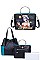 3 IN 1 Nikky by Nicole Lee LOVE YOUR LOOK PRINT SATCHEL SHOULDER BAG