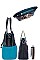 3 IN 1 Nikky by Nicole Lee LOVE YOUR LOOK PRINT SATCHEL SHOULDER BAG