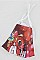 PACK OF 12 TRENDY ASSORTED COLOR DUST PROOF CHRISTMAS THEME MASK