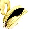 NOV011-LP Flamingo Pool Float Theme Novelty Cross Body