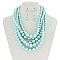 5-LAYER LUSH SOLIDARITY PEARLS NECKLACE SET