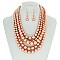 5-LAYER LUSH SOLIDARITY PEARLS NECKLACE SET