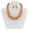 CHUNKY PEARLS NECKLACE SET