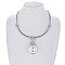 LRG PEARL PENDANT NECKLACE SET