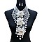 Trendy Chunky Pearl Statement Necklace Set