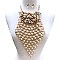 PEARL TASSEL ACCENT PEARL NECKLACE SET