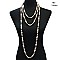 FASHION 96" ENDLESSS 12MM PEARL NECKLACE