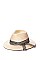 PANAMA FEDORA HAT