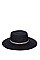 NATURAL STYLISH BLACK BOATER HAT