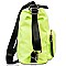 SMOOTH FABRIC DESIGNER TRENDY CANVAS CONVERTIBLE BACKPACK OR CROSSBODY BAG  JYNY-1718