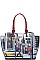 Nicole Lee NEW YORK WALK PRINT SATCHEL BAG