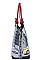 Nicole Lee NEW YORK WALK PRINT SATCHEL BAG