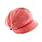 Lace Bill with Stone Button Newsboy Cap MEZ766
