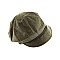 Lace Bill with Stone Button Newsboy Cap MEZ766