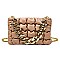 Soft Quilted Chain Flap Square Bag