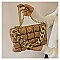 Soft Quilted Chain Flap Square Bag