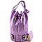 Lavish Belt Style Multi Pocket Tall Hobo Bag with Matching Wallet