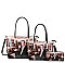 ROYALTY OBAMA PRINT 3 IN 1 SHOPPER SET