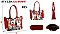 MICHELLE OBAMA 3 PCS TOTE + SATCHEL + WALLET SET
