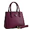 Structured 2-Way Medium Satchel